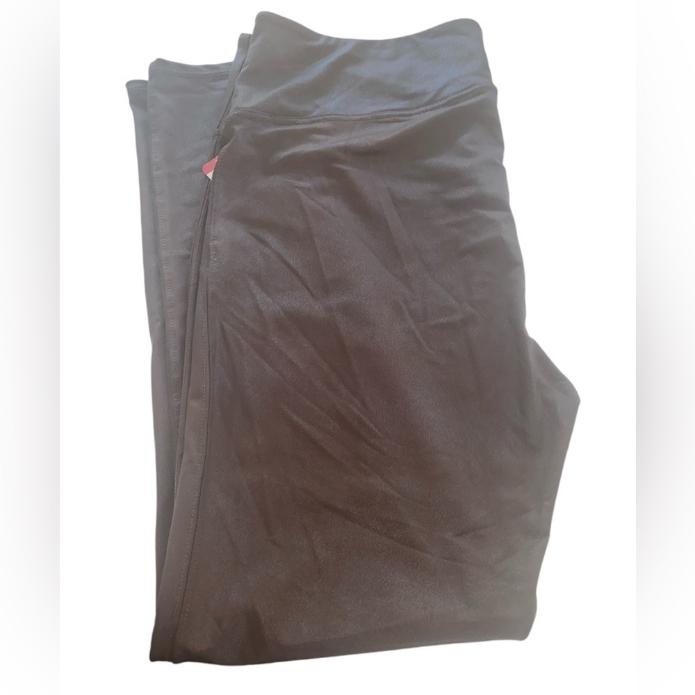 Seven7 leggings faux leather stretchy fit pull on elastic waist size XLarge NWT
